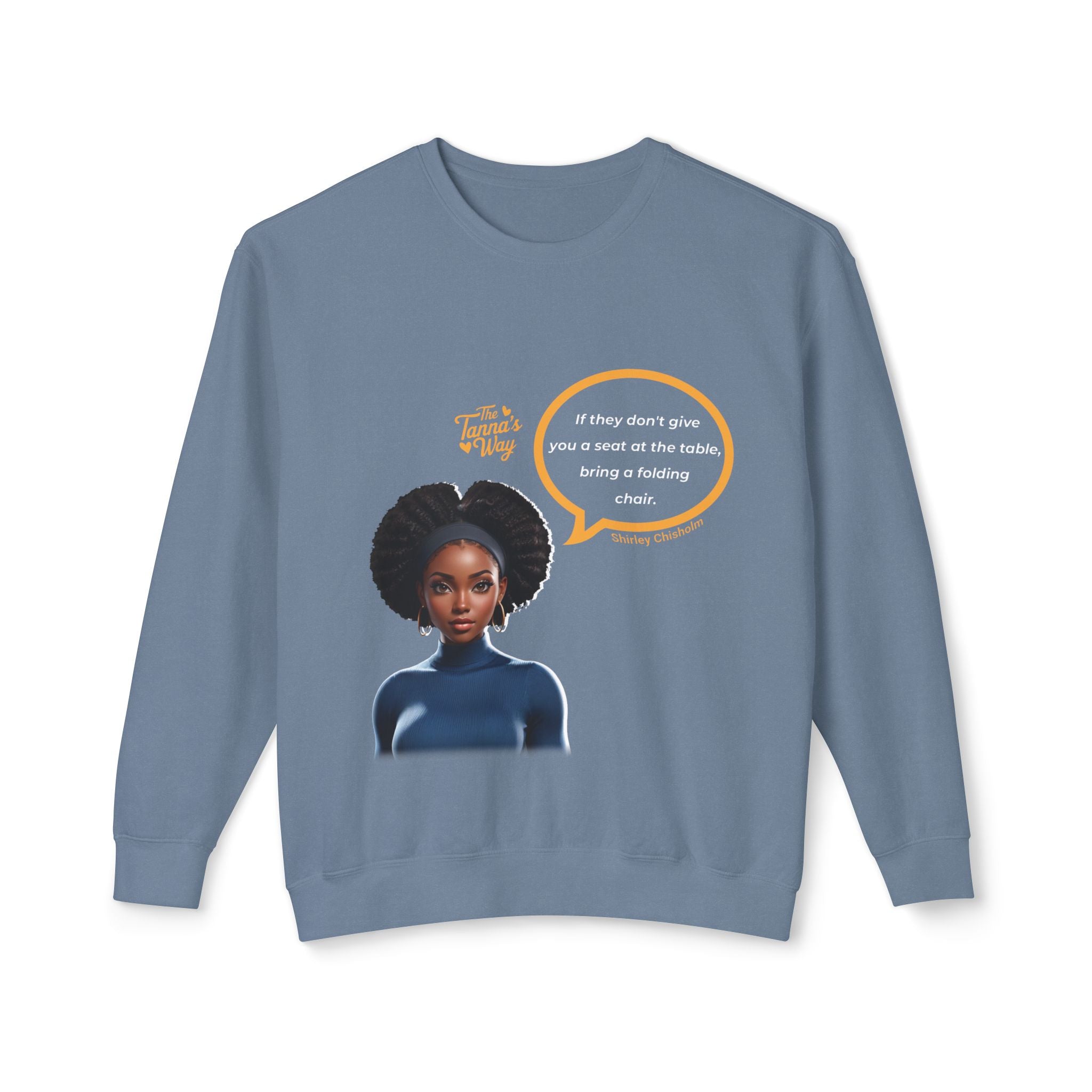 Shirley Chisholm 2  | Unisex Lightweight Crewneck Sweatshirt